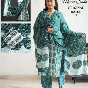 Ms Original Batik Vol-11 series 1101 to 1110 Pure Cotton Printed salwar kameez in wholesale surat
