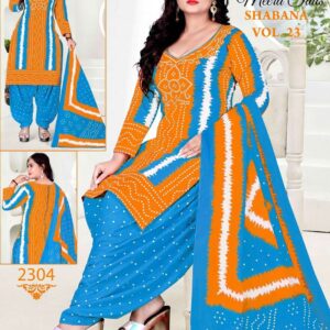 Ms Shabana Vol-23 series 2301 to 2310 Pure Cotton Printed salwar kameez in wholesale surat