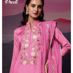 Netra Preeti series 1132A to 1132E Pure Bemberg Silk Exclusive Suit in wholesale surat