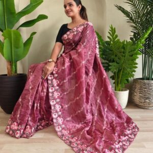 pr chitra hit design crush silk leheriya saree in wholesale surat