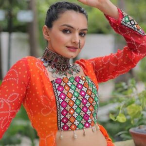 pr ka 5049 bandhani print navratri special readymade lehenga choli in wholesale surat