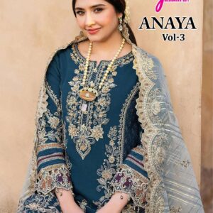 sajida designer anaya vol 3 series 1116 to 1118 georgette pakistani suit in wholesale surat