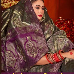 Saroj Kalpraag saroski vol.1 series 1001 to 1006 tissue silk saree in wholesale surat