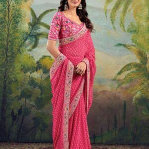stavan raghumala series 1001-1010 Heavy Georgette wholesale saree in surat