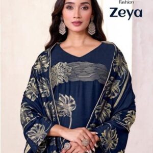 tanishk zeya series 501 to 504 muslin jacquard luxurious suit in wholesale surat