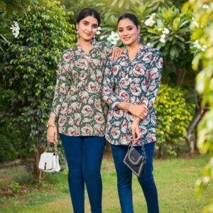 tips & tops orio series 1001 to 1006 rayon readymade classic tops in wholesale surat