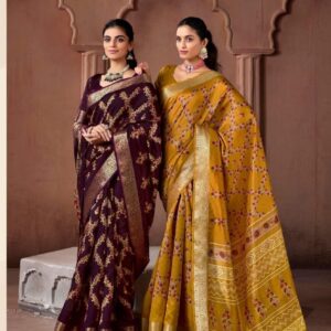 vipul fashion samira silk series 91332-91337 soft silk best saree in wholesale surat