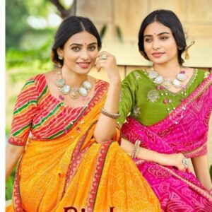 vipul fashion sindoor series 91701 to 91712 chiffon pretty look saree in wholesale surat