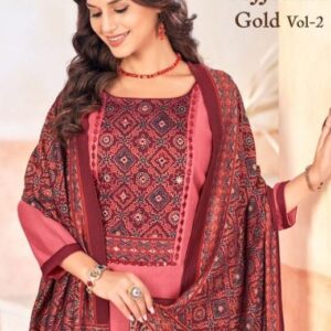 vishnu ajjrak gold vol 2 series 40001 to 40012 elegance vetican salwar kameez in wholesale surat