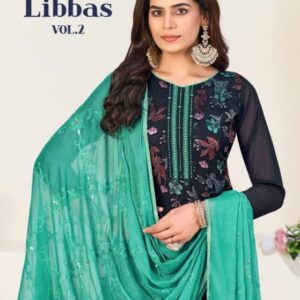 vishnu libbas vol 2 series 50001 to 50012 amazing georgette brasso salwar kameez in wholesale surat