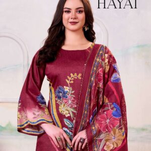 zulfat designer hayat series 681001 to 681004 readymade big size pakistani suit in wholesale surat