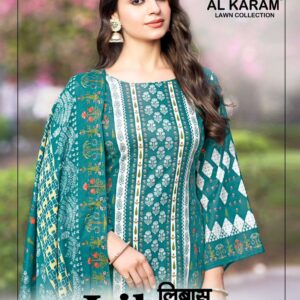 Alkaram Libas Vol-01 series 1001-1006 Pure Viscose Rayon wholesale suit