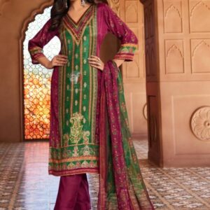 anju fab nd 9377 russian silk jacquard combo set readymade suit in wholesale surat