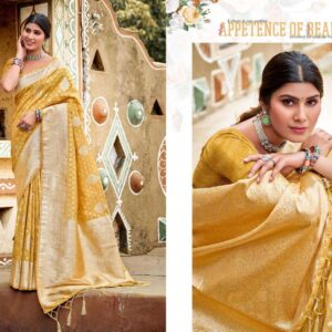 Bunawat Shivali-02 series 1001 to 1006 Sangam Prints Assam Silk Woven Work Traditional Saree in wholesale surat