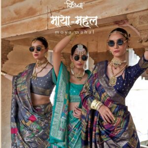 kreshva moya mahal series 4072 TO 4077 sigma silk classic patola best saree in wholesale surat