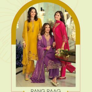 lily & lali rang raag series 29601 to 29604 viscose silk fully stitch exclusive suit in wholesale surat