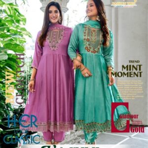 passion tree kashvi vol 2 series 2001 to 2008 readymade anarkali vichitra silk big size suit in wholesale surat