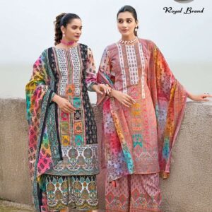 Royal Libaas Vol-1 series 1001 to 1008 Soft Cotton Printed salwar kameez in wholesale surat