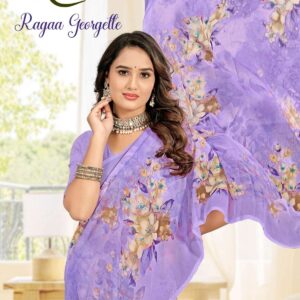 ruchi ragaa georgette vol 24 series 50808A to 50808F georgette daily wear saree in wholesale surat