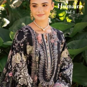 alzohaib humaira vol 1 series 1351 A to 1357 B cotton stylish pakistani salwar kameez in wholesale surat