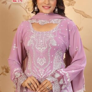 bipson prints ma 173 amazing fox georgette pakistani salwar kameez in wholesale surat