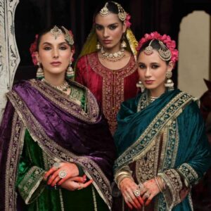 cinderella chandrima series 18721 to 18726 viscose velvet winter readymade designer suit in wholeslae surat