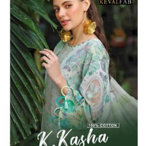 keval fab k kasha vol 19 series 19001 to 19006 cotton pretty look pakistani suits in wholesale surat
