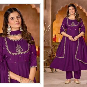 ladies flavour 3361-3364 vichitra fully stitch unique combo suits in wholesale surat
