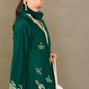 laxuria trendz 1561 french crape stylish readymade pakistani suit in wholesale surat