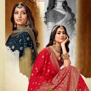 leela creation saanjh series 304 A TO 304 E viscose with jharkan work pretty look saree in wholesale surat