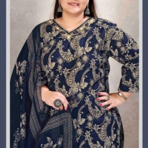 MOKSH PLUS SIZE GLORY VOL-1 SERIES 8665 to 8667 PLUS SIZE CATALOUGE IN WHOLESALE SURAT