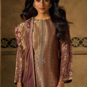 omtex baarish series 8451 A to 8451 C amazing karin jacquard suit in wholesale surat