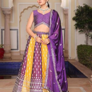 PR 9STAR FASHION NAQSH RANGOLI SILK WITH EMBRODEIRY & SEQUENCE WORK FANCY DESIGNER LEHENGA CHOLI IN WHOLERSALE SURAT