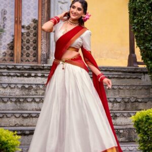 pr harvani lnb2029 elegant style poly cotton stitch lehenga unstitch choli in wholesale surat