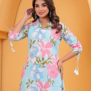 pr modern pattern readymade trendy cotton combo co-ord set in wholesale surat