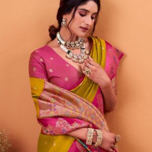 rajpath taapi ghat series 592 to 599 satin silk traditional sarees in wholesale surat