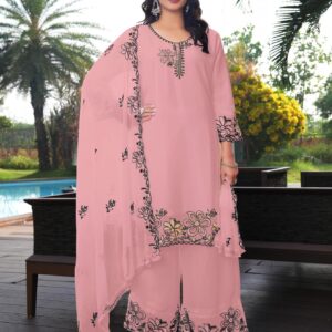 ramsha r 1457 A to D fully stitch unique georgette pakistani suit in wholesale surat