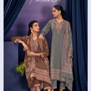 reyna farmahish series 10438 to 10443 pashmina meena jacquard hit design salwar kameez in wholesale surat