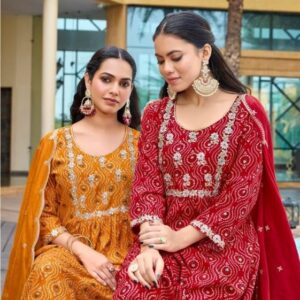 sbs launch bhargavi series 6115 to 6118 rayon readymade classic suit in wholesale surat