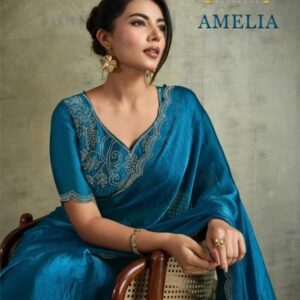 suma launch amelia series 13001 To 13008 fendy chiffon blooming unique sarees in wholesale surat