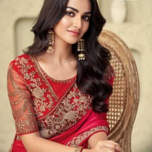 tfh silver screen 18th edition series 28011-28022 simmer silk saree