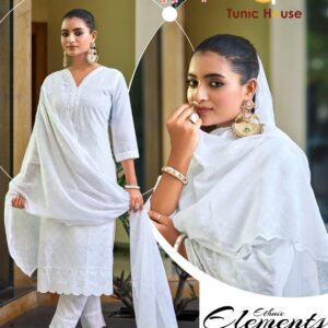 TUNIC HOUSE NIDHI SERIES 1001 TO 1006 DESIGNER SALWAR KAMEEZ COTTON SUIT COMBO SET IN WHOLESALE SUART