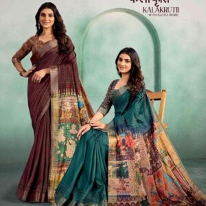 vipul kalakruti series 90900 to 90905 soft silk pretty look saree in wholesale surat
