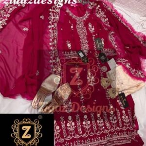 Ziaaz 7773 Rani Colour Hit Design  Georgette wholesale suit