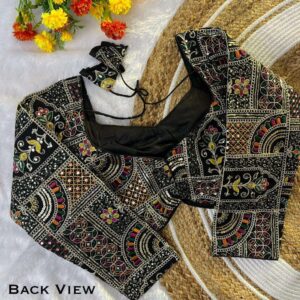 angel readymade classic georgette dual sequence blouse in wholesale surat