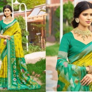 astita poorivika silk vol 6 series 6001 to 6008 attractive pochampalli silk saree in wholesale surat