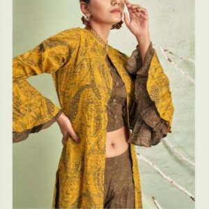 moksh liger 1271 14KG Heavy Riyon Jacket top and pant at wholesale price in surat