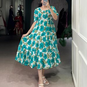 pr nnk4509 readymade vichitra silk ethnic long kurtis in wholesale surat