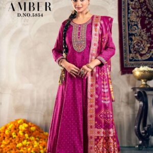 Rangoon amber series 5851-5854 dyed jacauard wholesale dress