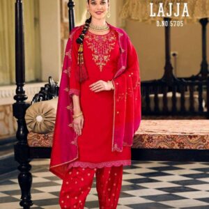 rangoon lajja series 5701-5706 MUSLIN wholesale salwar kameez in surat